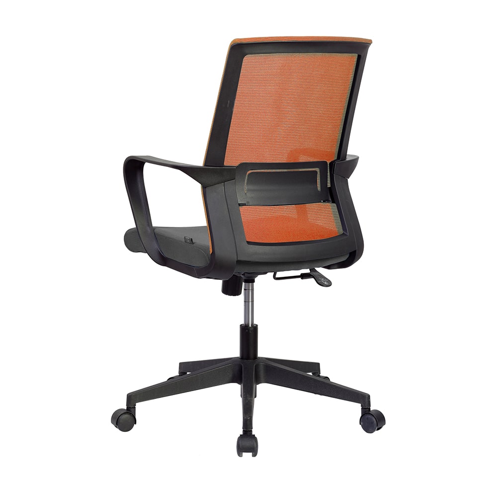Работен офис стол RFG Smart W черен оранжев